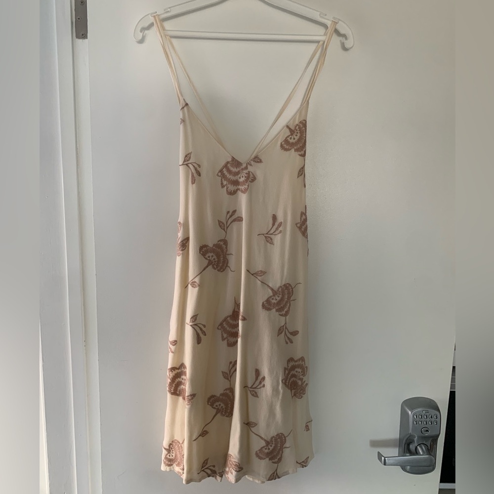 Lush embroidered mini dress